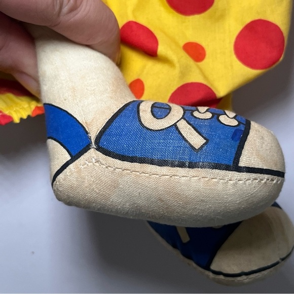 Vintage 1978 Knickerbocker ~ Half Pint ~ 13" Plush Clown Doll Preowned - Picture 13 of 15